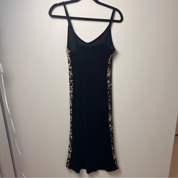 Vintage Leopard print velvet dress - Picture 4 of 4